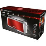 Russell Hobbs 23250-56 Luna Solar Piros 2 Szeletes Hosszú Kenyérpirító