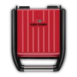 George Foreman 25030-56 Steel kompakt piros grill