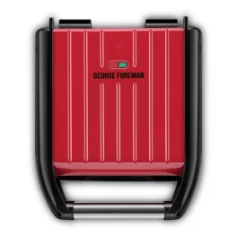 George Foreman 25030-56 Steel kompakt piros grill