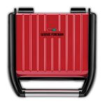 George Foreman 25040-56 Steel családi piros grill
