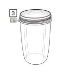 Russell Hobbs 218090 700 ml-es Kehely (23180-56 Nutriboost turmixhoz)