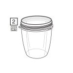Russell Hobbs 218091 350 ml-es Kehely (23180-56 Nutriboost turmixhoz)