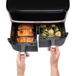 Russell Hobbs 27680-56 Satisfryer dupla kosaras Airfryer 9L