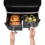 Russell Hobbs 27680-56 Satisfryer dupla kosaras Airfryer 9L