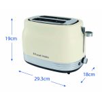 Russell Hobbs 28650-56 Hanley Jasmine kenyérpirító